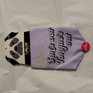 NWT Reversible Purple Pet Bandana